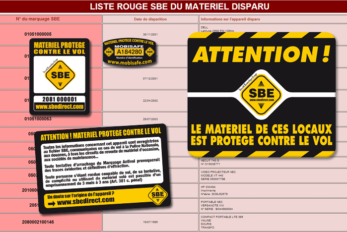 Comment réduire de 96% les vols grâce aux Marquages Antivols SBE ?